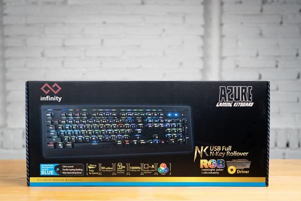 Bàn phím gaming Infinity Azure Blue Switch