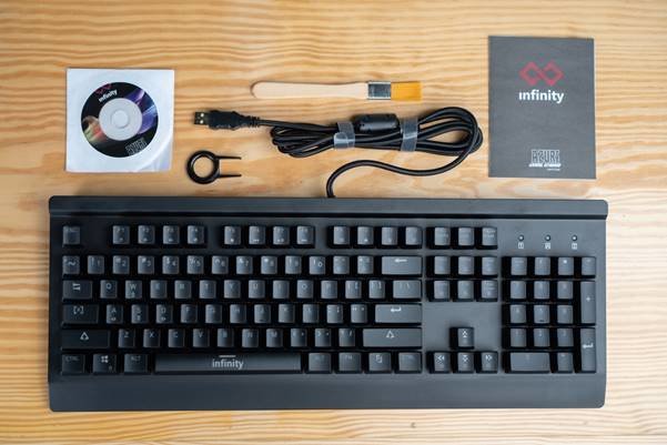 Bàn phím gaming Infinity Azure Blue Switch