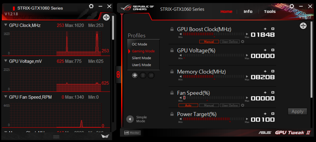 Asus 1060 6g Strix Direct Cu Ii Oc 76