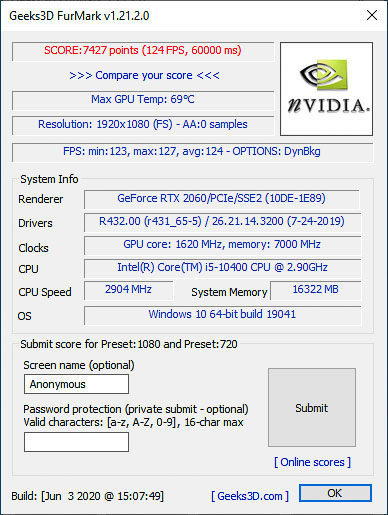 Msi Rtx 2060 Ventus Xs Oc 6gb Gddr6 17