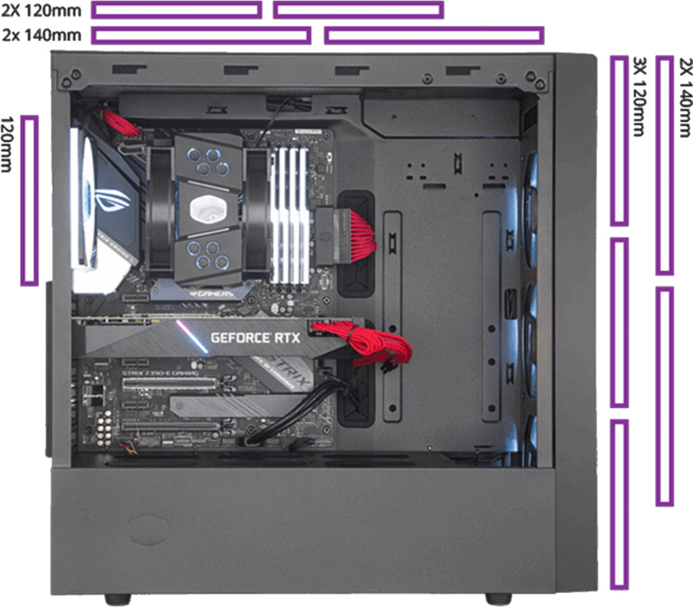 Case Cooler Master Masterbox Nr600 18