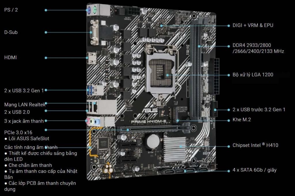Asus Prime H410m E02