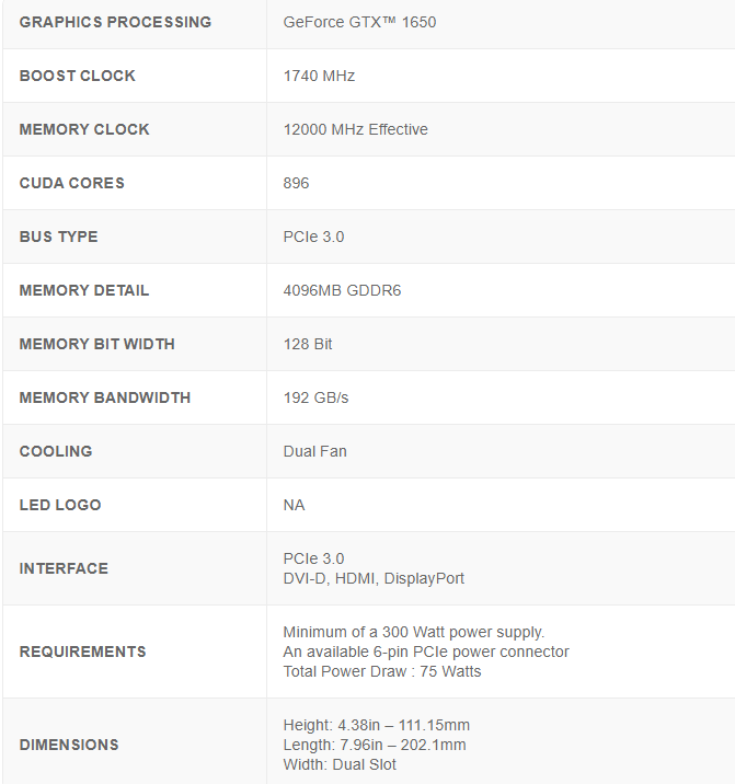 Geforce Gtx 1650 Ko Ultra10