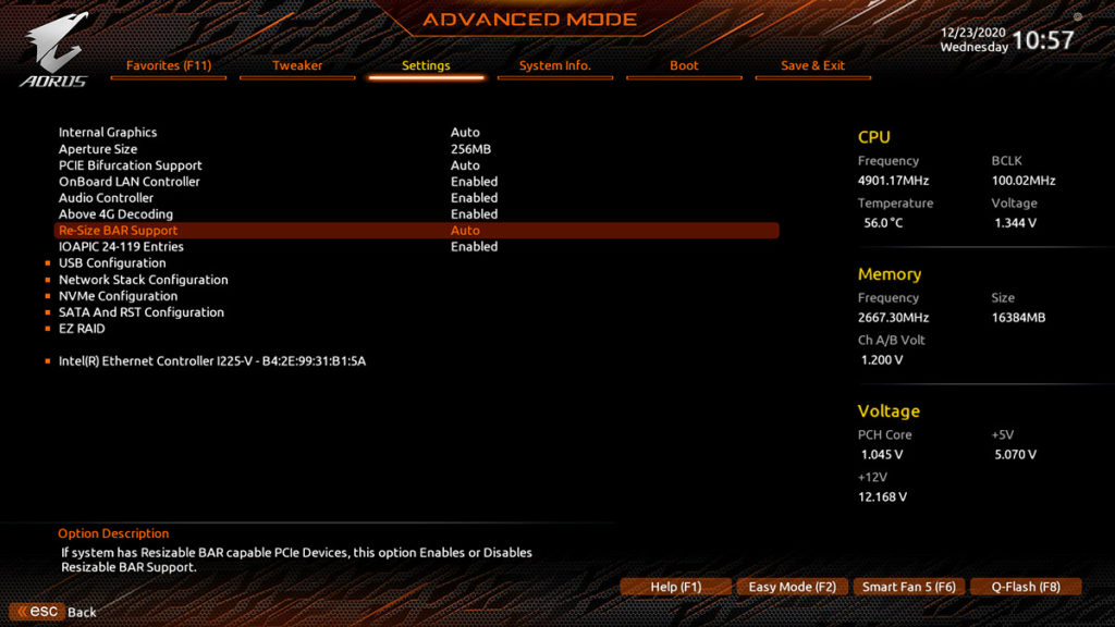 Gigabyte z490 Intel 11