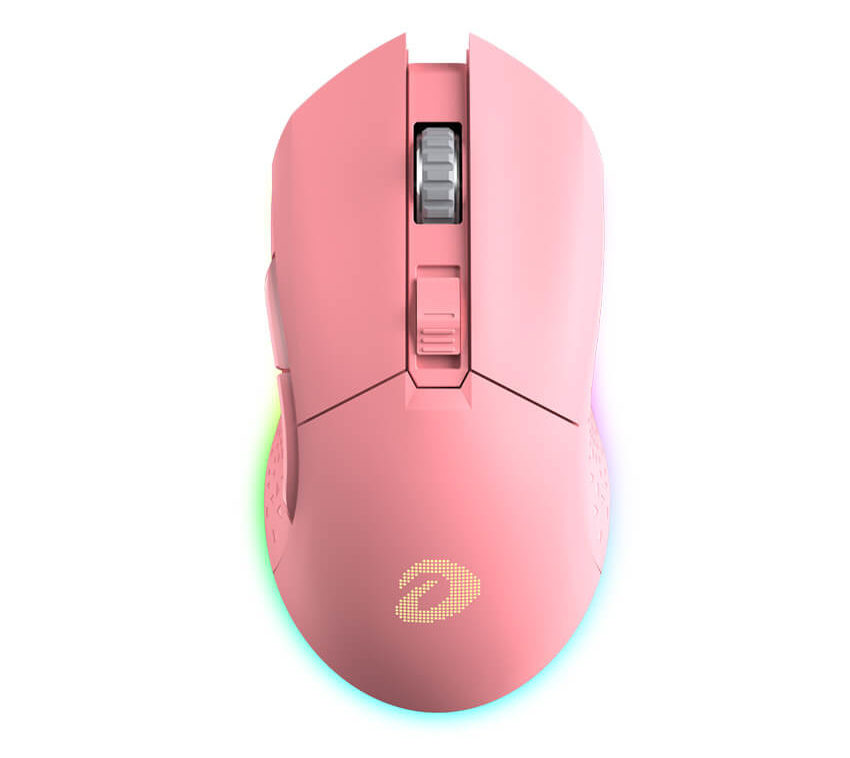 Dareu Em901 Rgb Wireless Pink Mouse 01