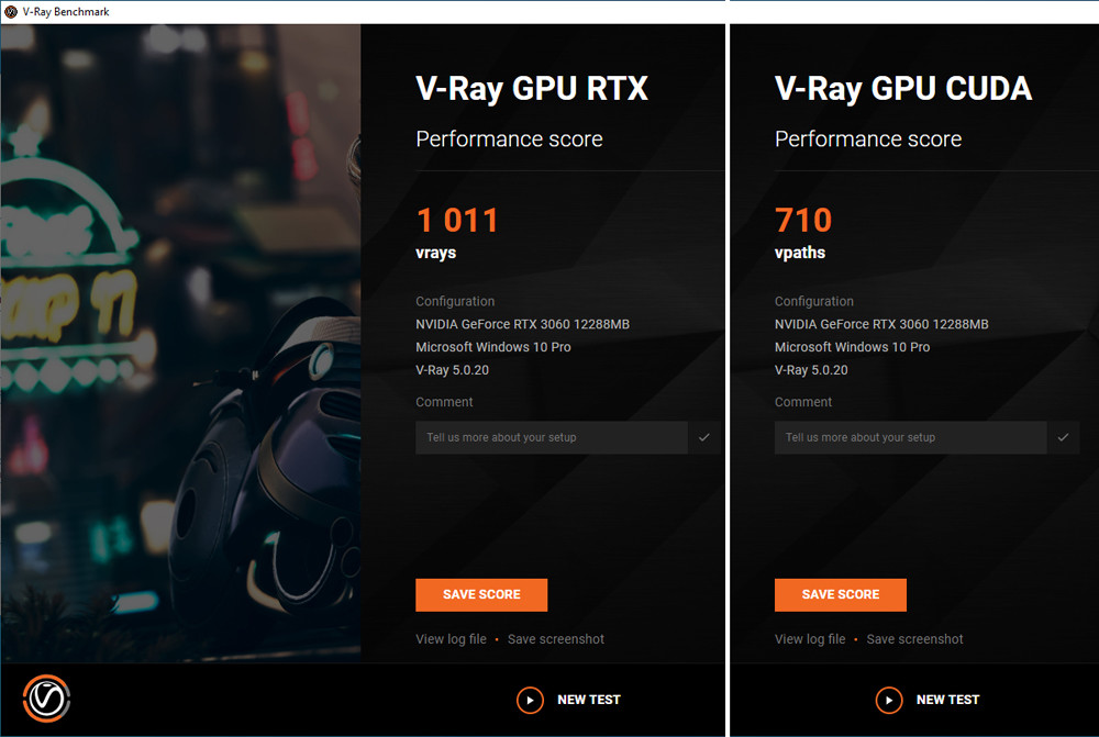 Vga Rtx 3060 Vray