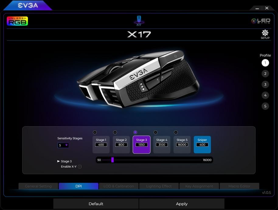 Evga X17 Gaming Mouse13