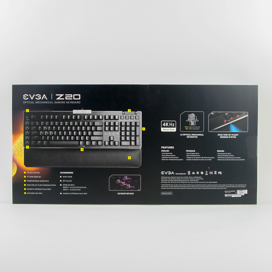 Evga Z20 Rgb Optical Mechanical Gaming Keyboard07