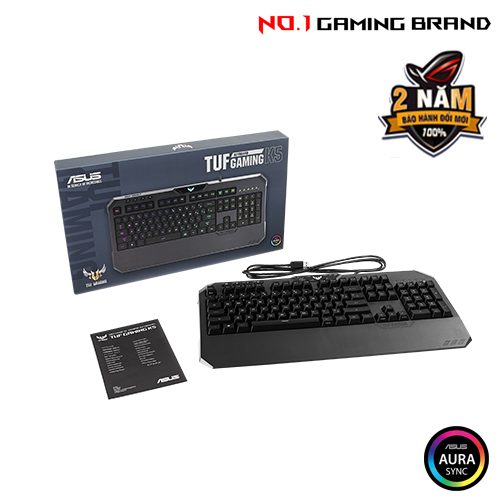 Review Nhanh Bàn Phím Asus Tuf Gaming K5 Rgb15