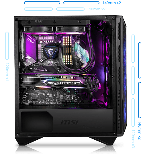 Review Nhanh Msi Mpg Gungnir 110m Mid Tower Case 14