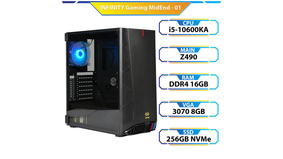 Máy bộ TD Infinity Gaming Midend 01
