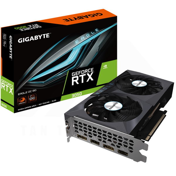 Mẫu card đồ hoạ giá rẻ ROG Strix GeForce RTX 3050. 