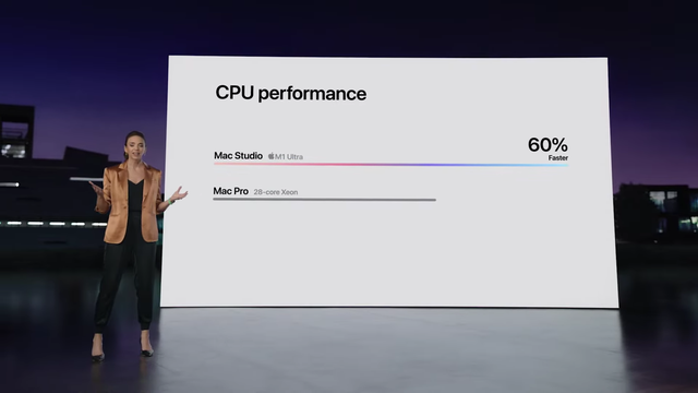 Apple khẳng định GPU tích hợp của chip M1 Ultra mạnh hơn cả RTX 3090 của NVIDIA