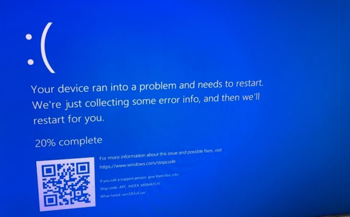 Windows 11 lỗi APC INDEX MISMATCH