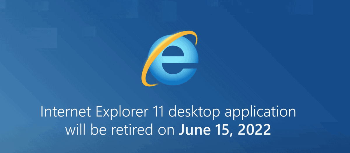 Internet Explorer Retired