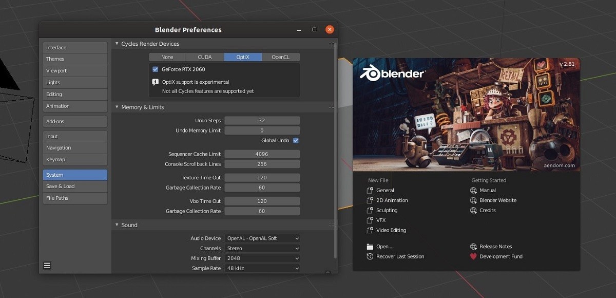 blender optix