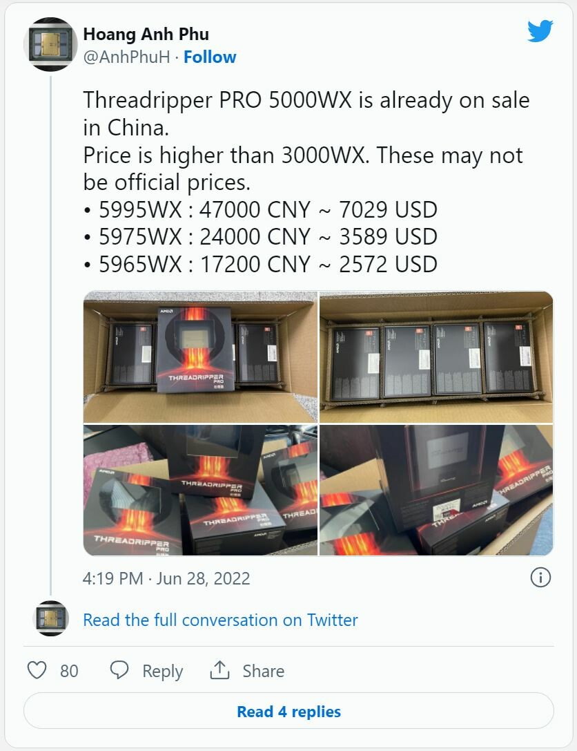 AMD RYZEN THREADRIPPER PRO 5000
