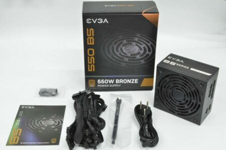 REVIEW - PSU (Bộ nguồn máy tính) EVGA 550 B5 – 80+ BRONZE 550W – Fully Modular