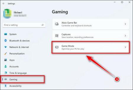 Cách bật tắt chế độ Game Mode Windows 11