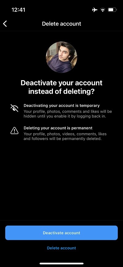 Instagram đã cho phép bạn xóa tài khoản của mình trong iOS