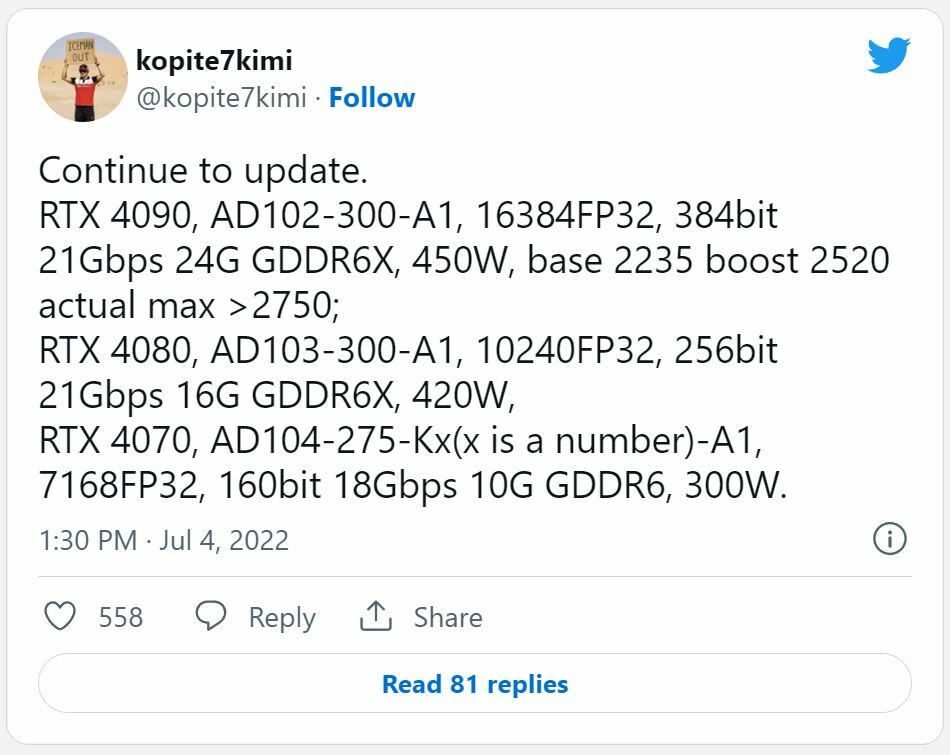 rtx 4090 update