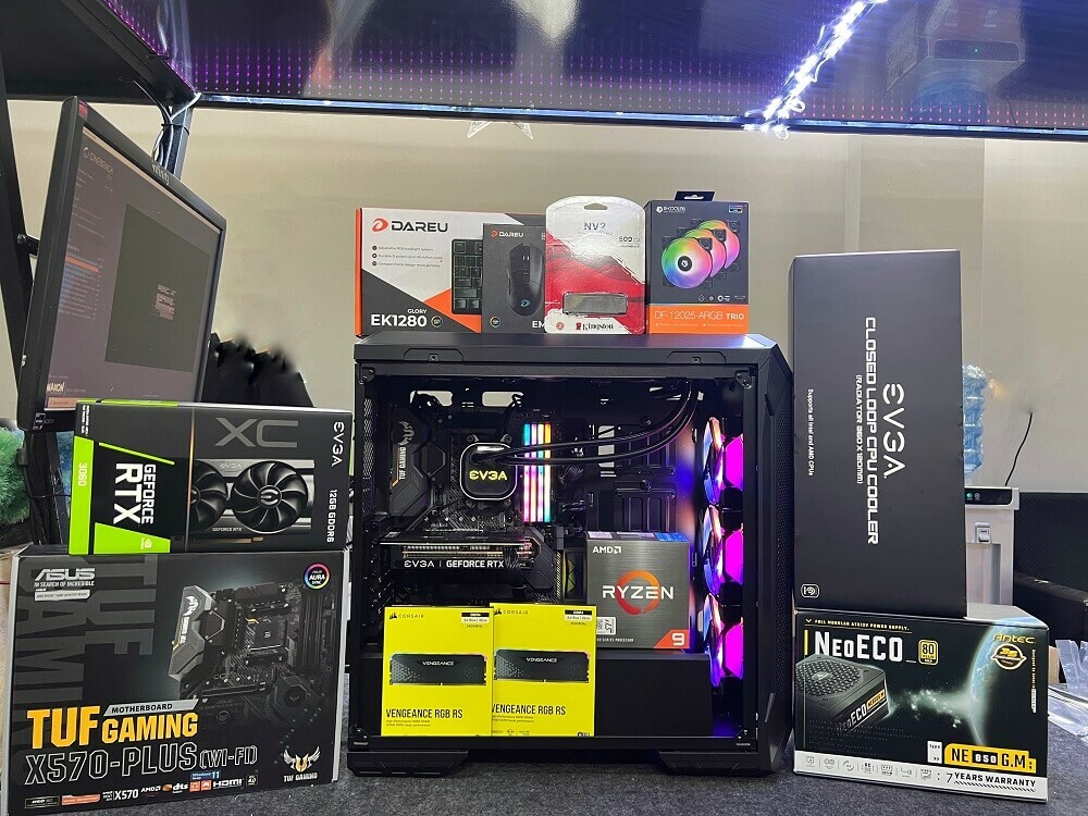 Đánh giá nhanh tản nhiệt EVGA CLC 360mm với CPU Ryzen 9 5950X-h3