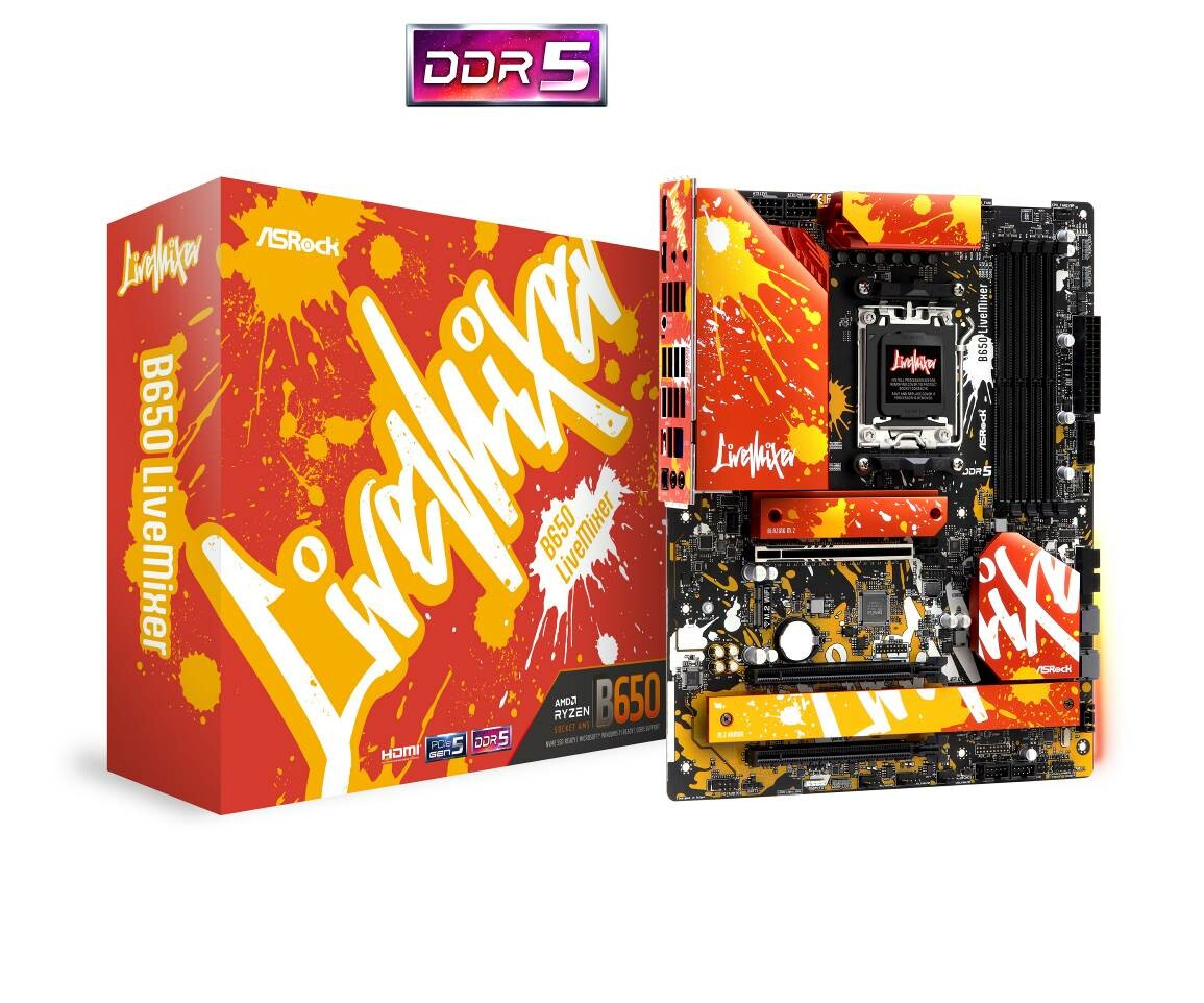 ASRock Ra Mắt Dòng Sản Phẩm Bo Mạch Chủ LiveMixer