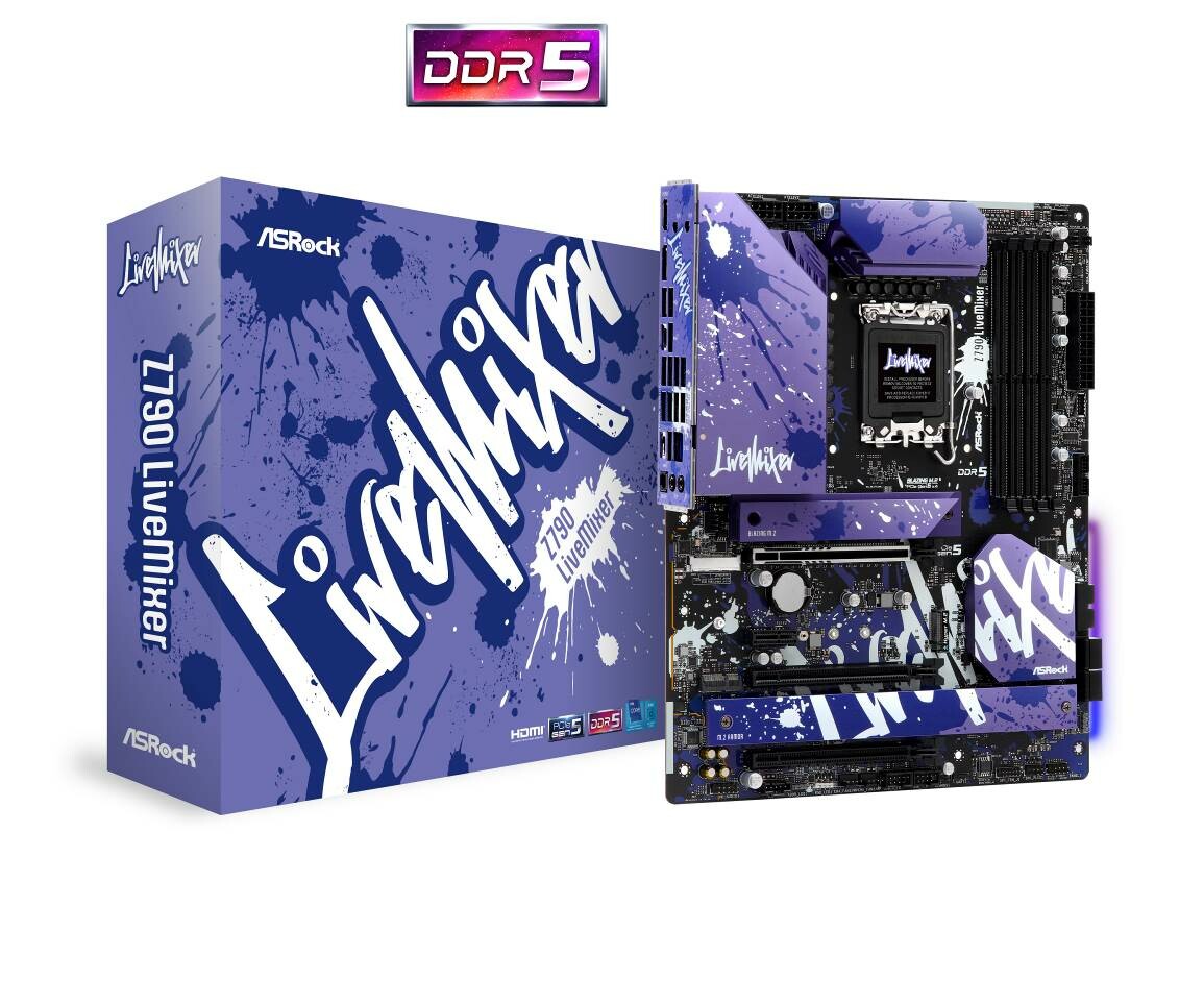 ASRock Ra Mắt Dòng Sản Phẩm Bo Mạch Chủ LiveMixer