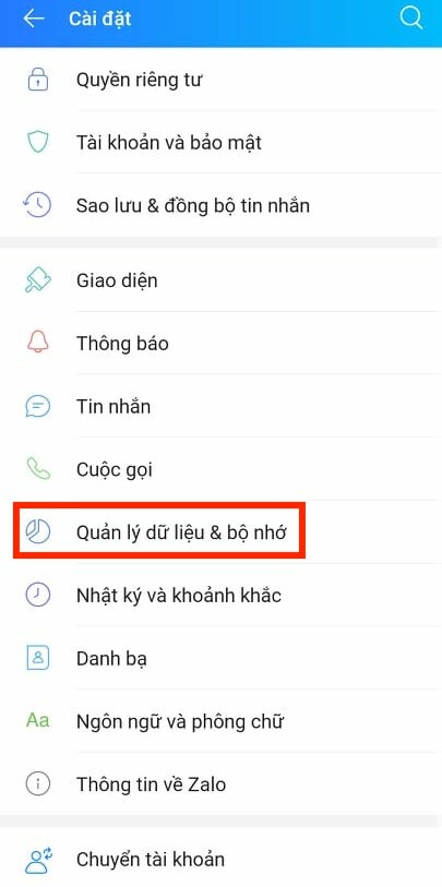 Mẹo dọn sạch rác trên Zalo, tiết kiệm bộ nhớ điện thoại