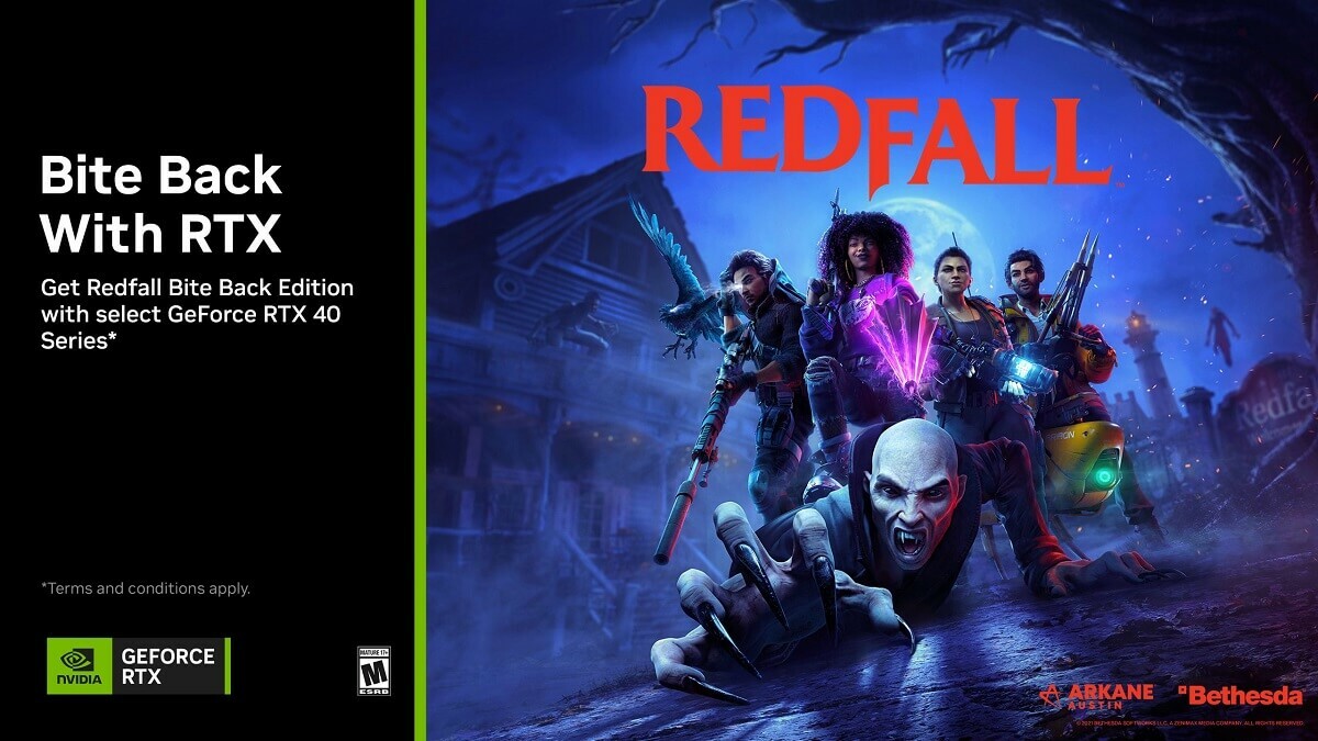 redfall geforce rtx40 series bundle