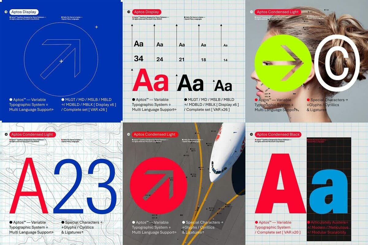 Microsoft Office new font