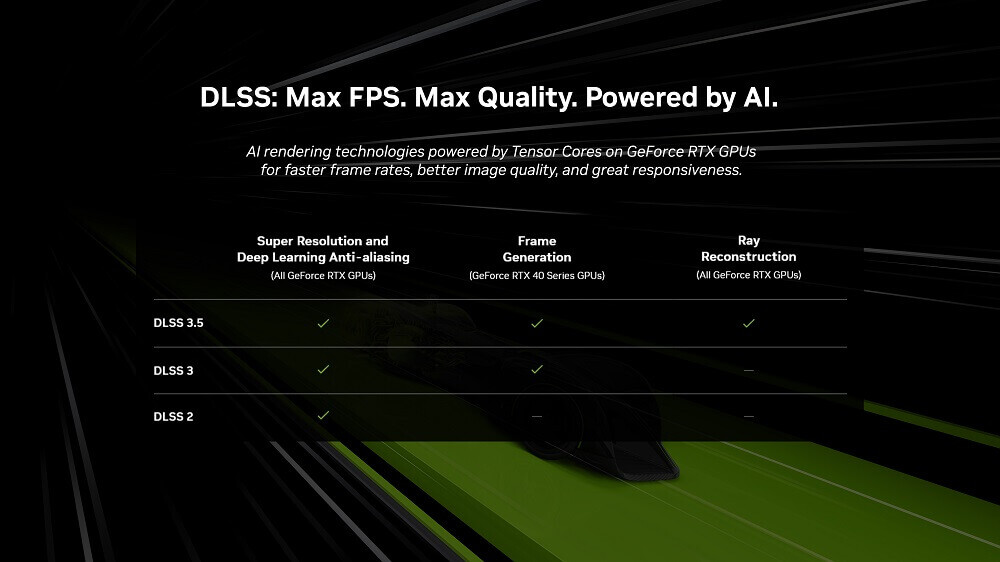 dlss 3.5 geforce rtx gpu support