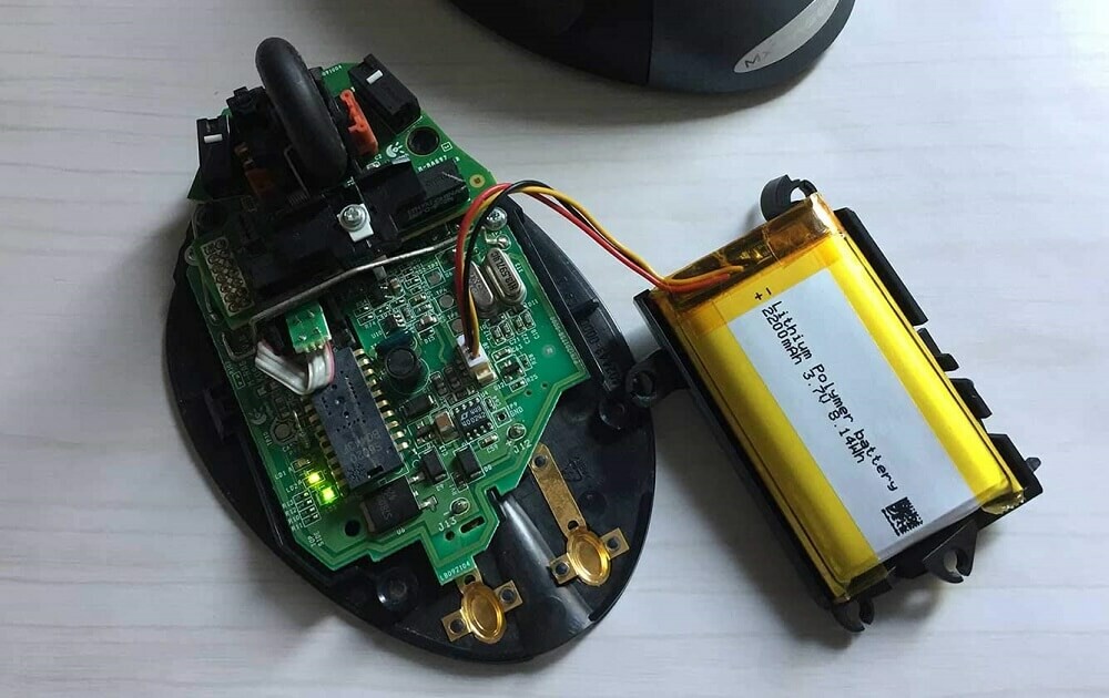 chuột không dây pin tích hợp