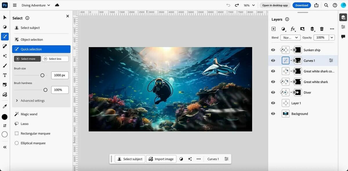 Photoshop web