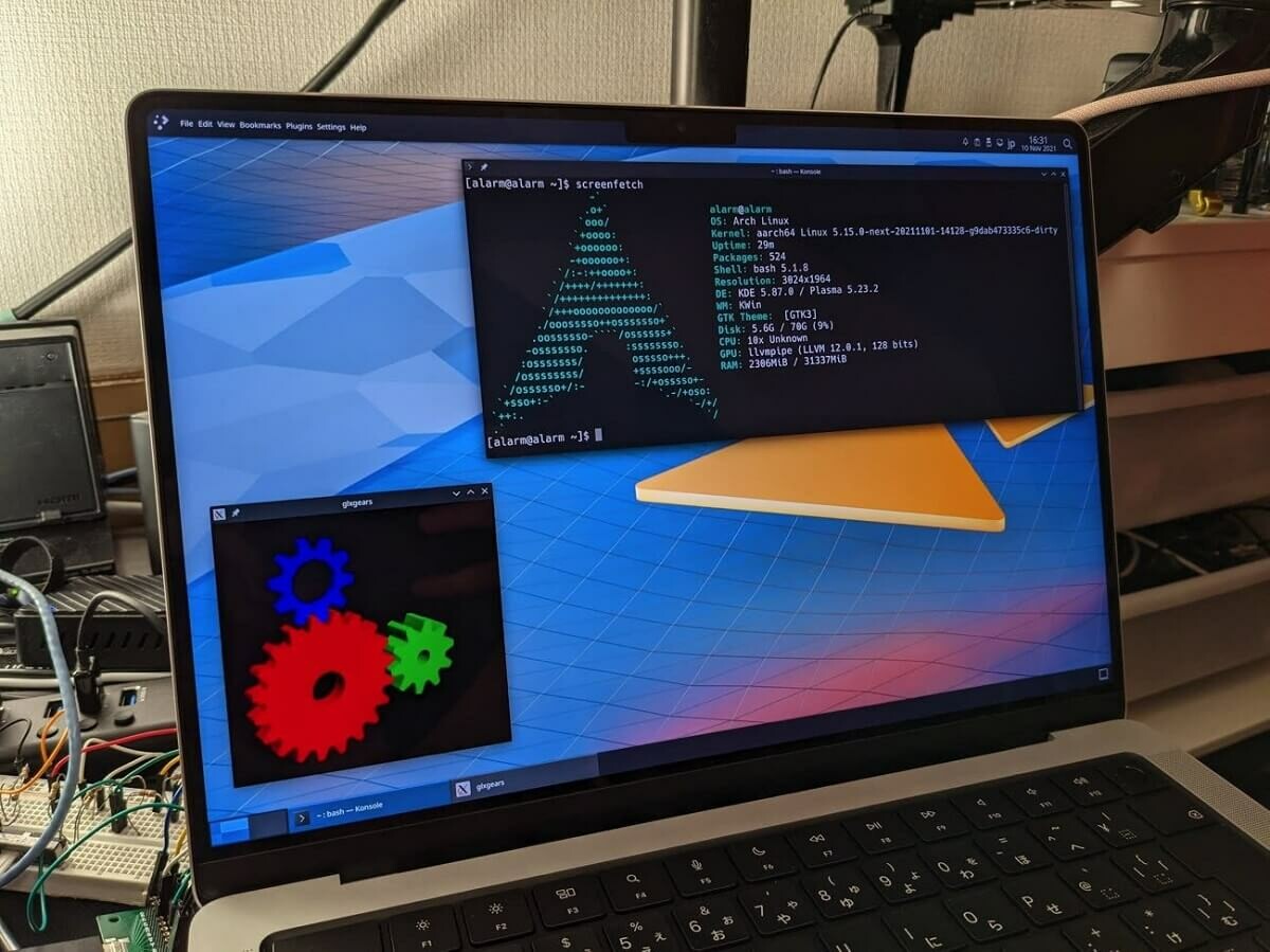 asahi linux macOS