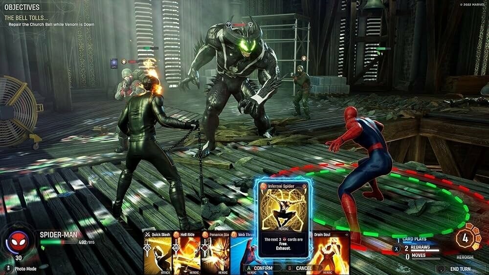 Marvels Midnight Suns Gameplay