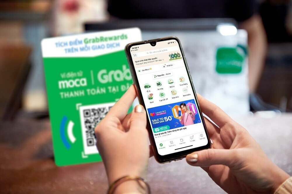 ví điện tử Moca QR thanh toán