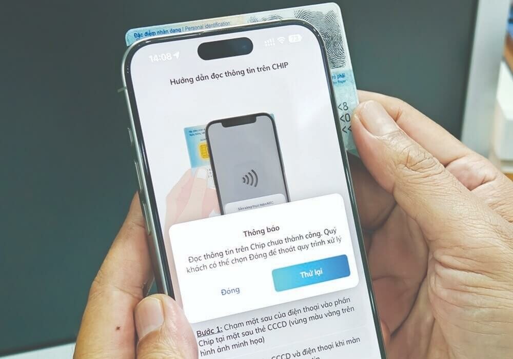 quét CCCD gắn chip