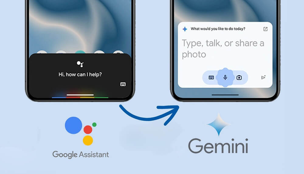 google thay thế Assistant bằng gemini