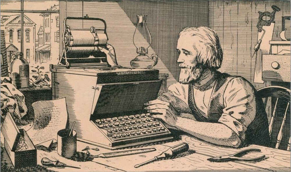 Christopher Latham Sholes và máy đánh chữ QWERTY