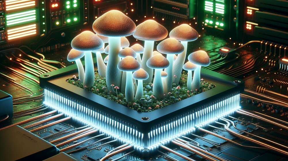 Chip nhớ máy tính trong tương lai có thể được làm từ nấm