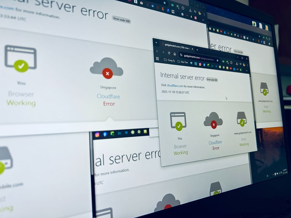 Cloudflare sập gây lỗi hàng loại web