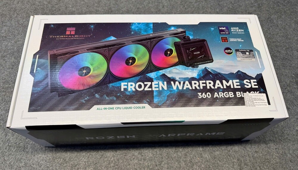 Review Thermalright Frozen Warframe 360 SE Black ARGB - H1