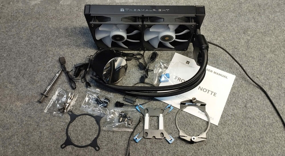 Unbox Thermalright Frozen Notte 240 BLACK ARGB V2-H2