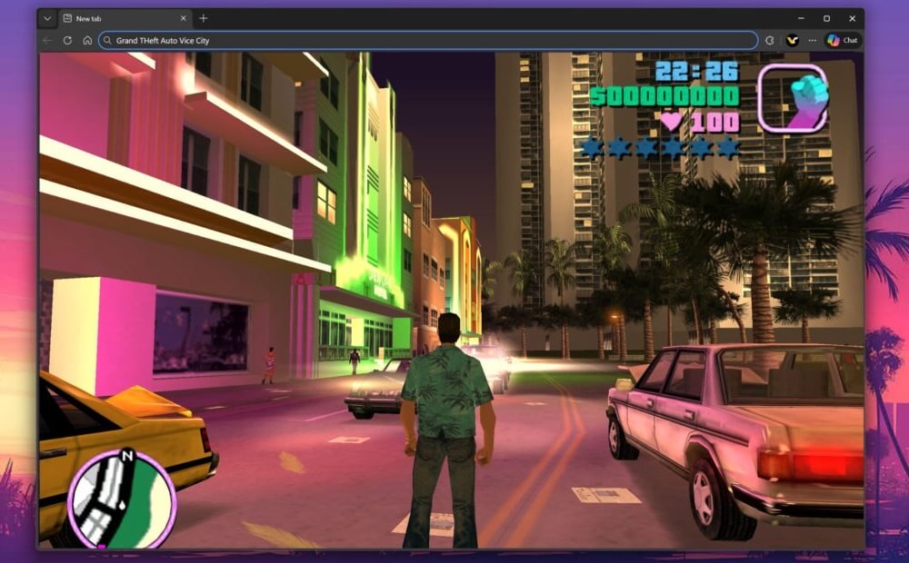 GTA Vice City trên nền web