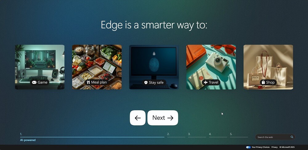 Microsoft trình diễn sức mạnh của Edge khi người dùng muốn tải Chrome