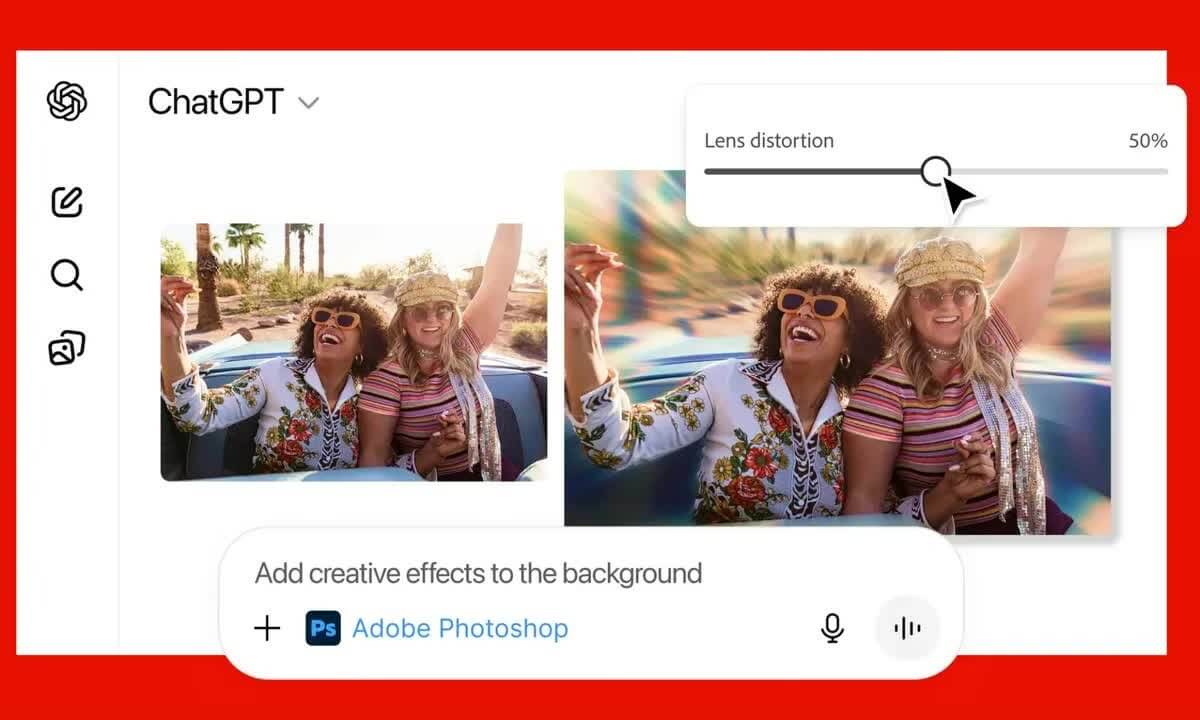 chatGPT Adobe Photoshop Express