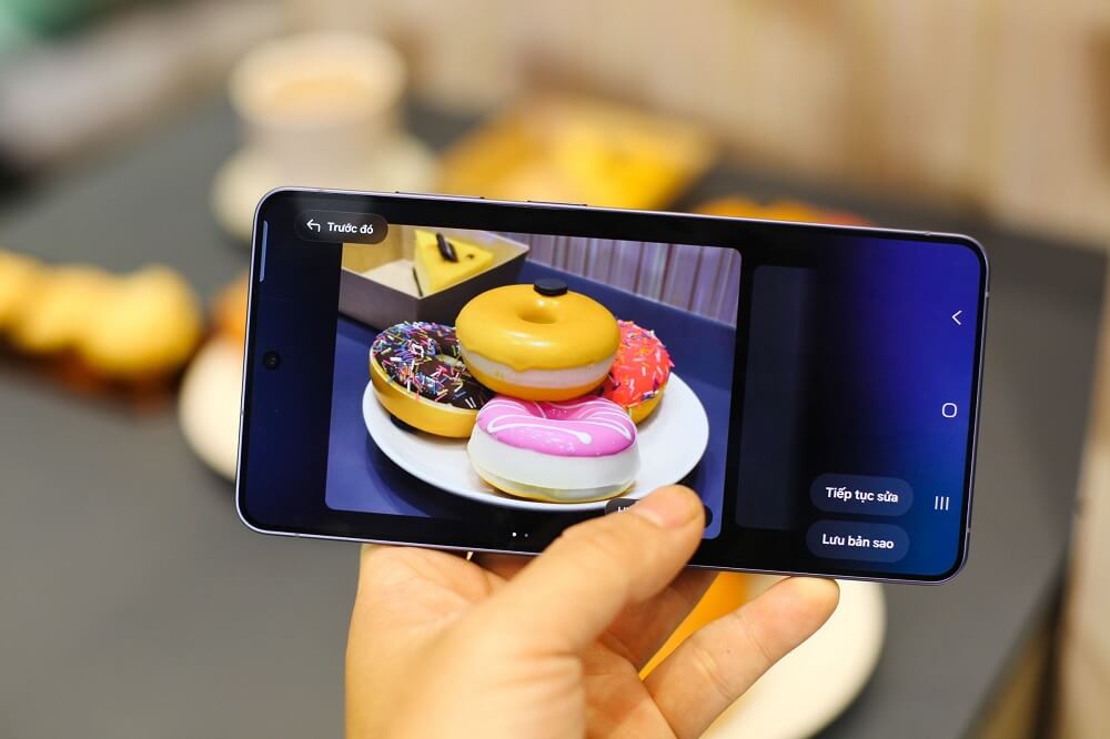 ảnh sau khi được tái tạo đầy đủ bằng AI trên Galaxy S26