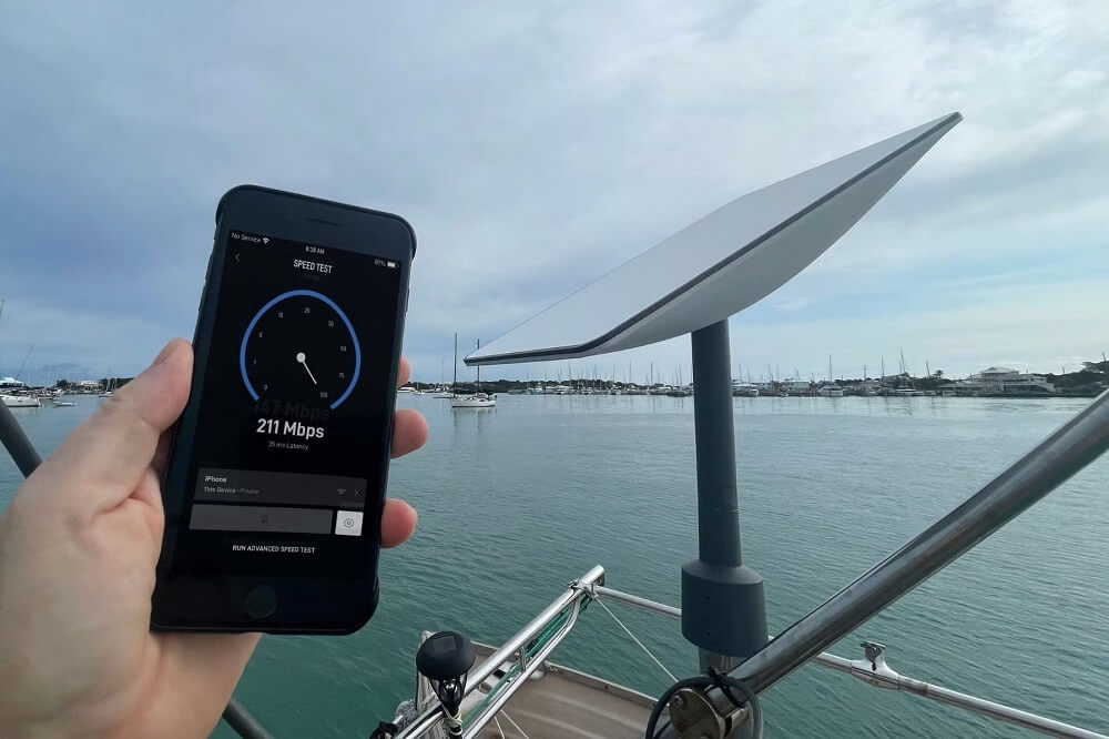 tốc độ kết nối Starlink