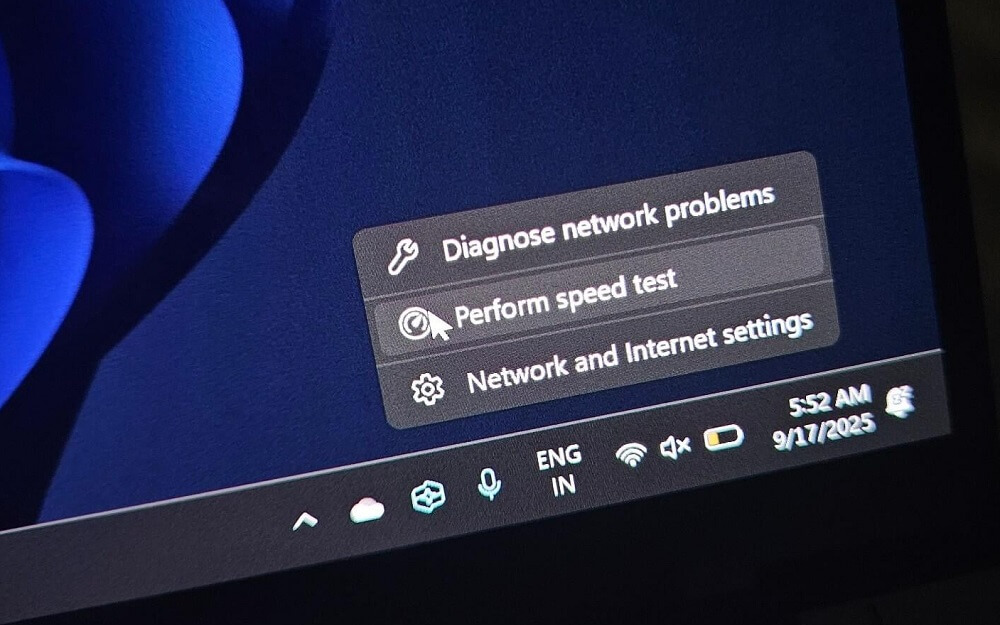 windows 11 Internet Speed Test banner